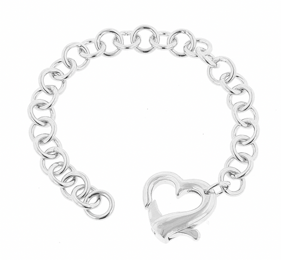 Silver Belle Charm Bracelet