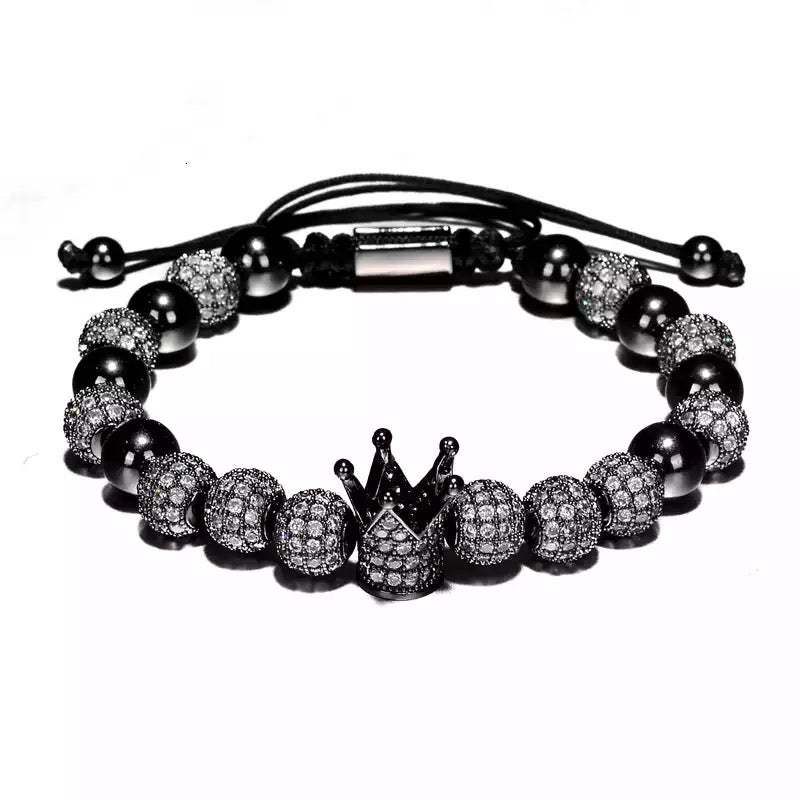 mixed-gunmetal-pave-bead-bracelet