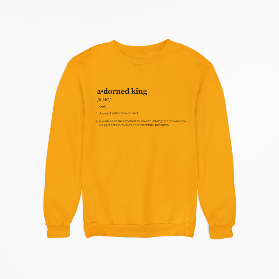 men's-gold-pullover-sweatshirt